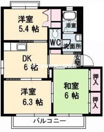 シャーメゾン大森の物件間取画像